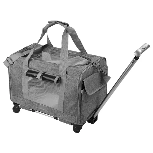 Cat / Dog Carrier with Wheels